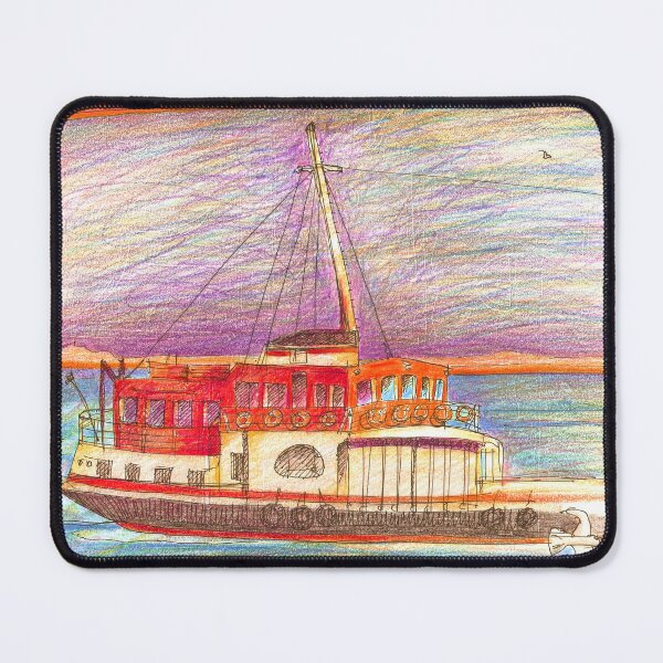 Item preview, ferry boat designed and sold by Tereza Pilar Art.