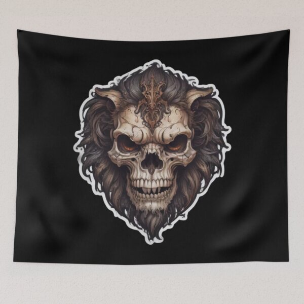 Item preview, gothic lion skull designed and sold by Mr-Feniks-55.