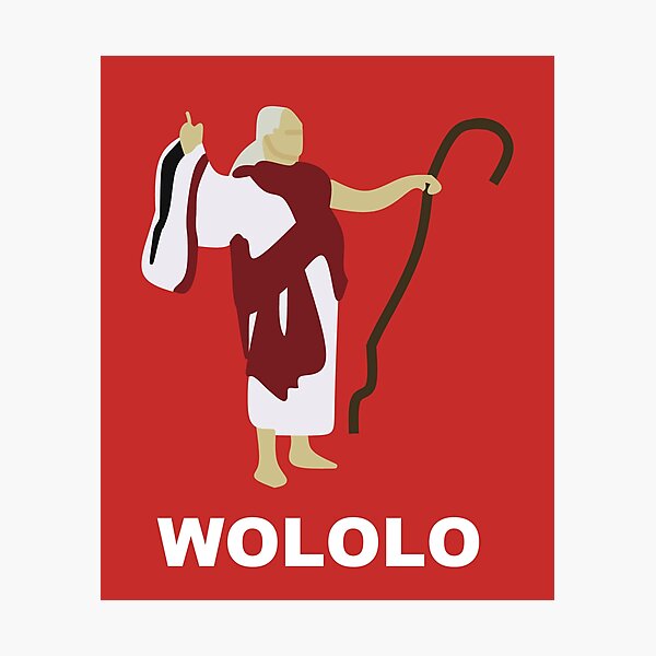 Item preview, Wololo (Red) designed and sold by Seneca1997.
