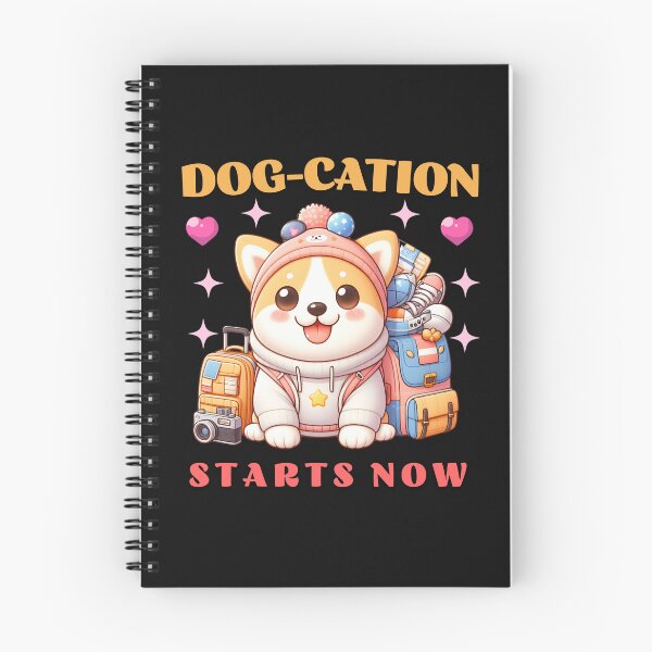 Item preview, Dog-cation Ready! Cute Kawaii Dog T-Shirt designed and sold by incubhabeprints.