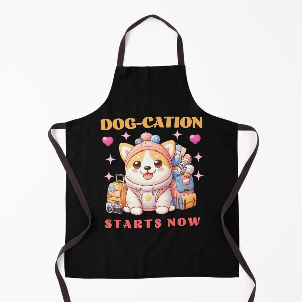 Item preview, Dog-cation Ready! Cute Kawaii Dog T-Shirt designed and sold by incubhabeprints.