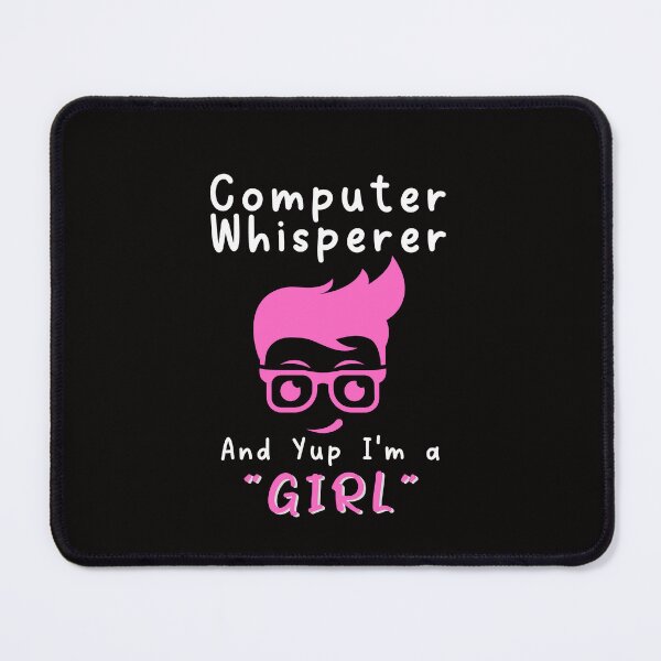 Item preview, Techie Girl, IT Girl, Computer Whisper designed and sold by SportyDogShop.