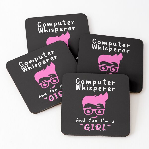 Item preview, Techie Girl, IT Girl, Computer Whisper designed and sold by SportyDogShop.