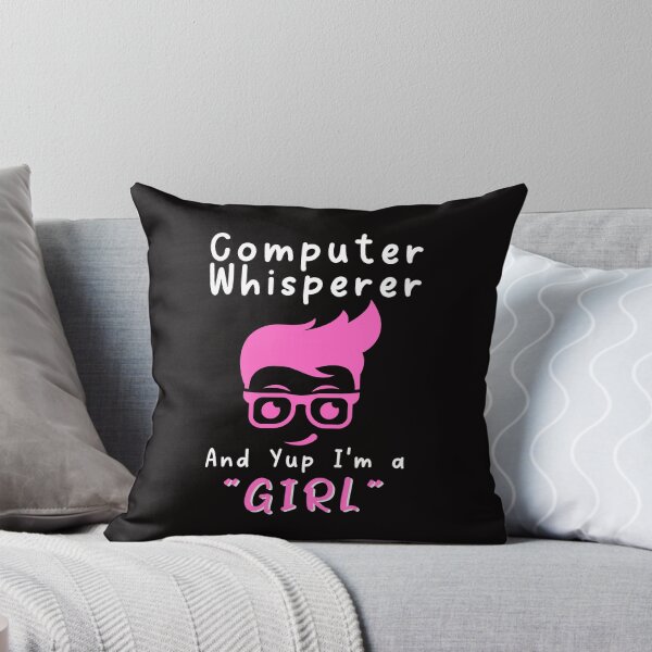 Item preview, Techie Girl, IT Girl, Computer Whisper designed and sold by SportyDogShop.