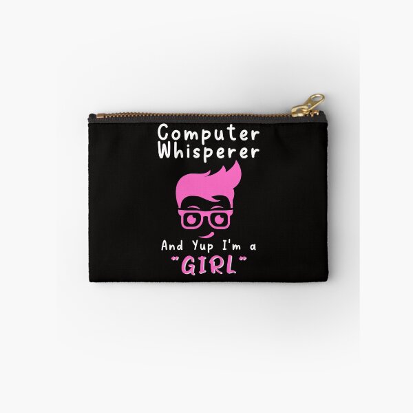 Item preview, Techie Girl, IT Girl, Computer Whisper designed and sold by SportyDogShop.
