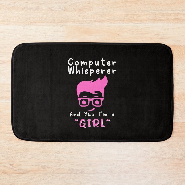 Item preview, Techie Girl, IT Girl, Computer Whisper designed and sold by SportyDogShop.