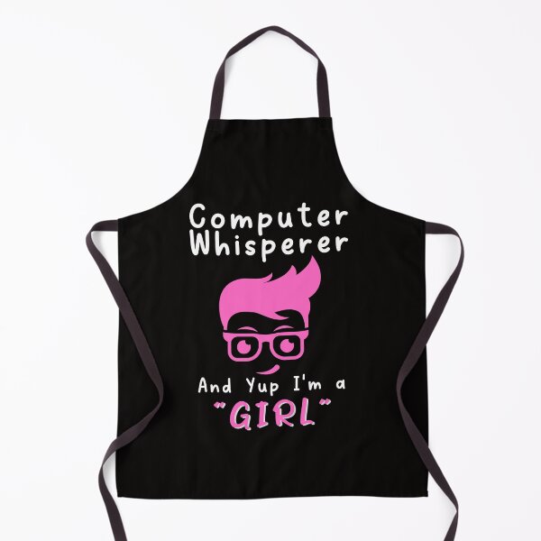 Item preview, Techie Girl, IT Girl, Computer Whisper designed and sold by SportyDogShop.
