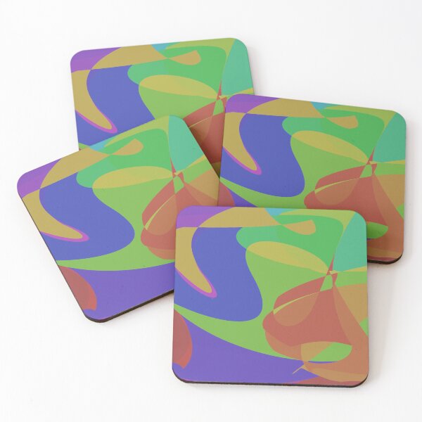 Item preview, Swirly colourful pattern designed and sold by Arp.