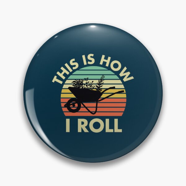 Item preview, Vintage Gardening Design - This is How I Roll - a Wheelbarrow! Active  designed and sold by kundegaston.