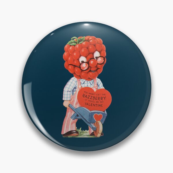 Item preview, Vintage Valentine Anthropomorphic Raspberry Grandpa Wheelbarrow Active designed and sold by kundegaston.