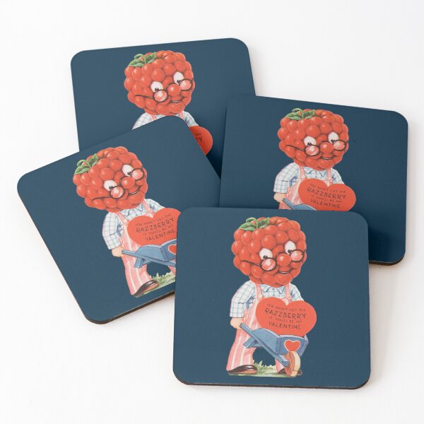 Item preview, Vintage Valentine Anthropomorphic Raspberry Grandpa Wheelbarrow Active designed and sold by kundegaston.