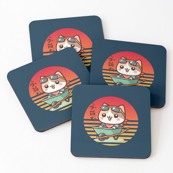 Item preview, Wheelbarrow with a cute cat funny kawaii Active  designed and sold by kundegaston.