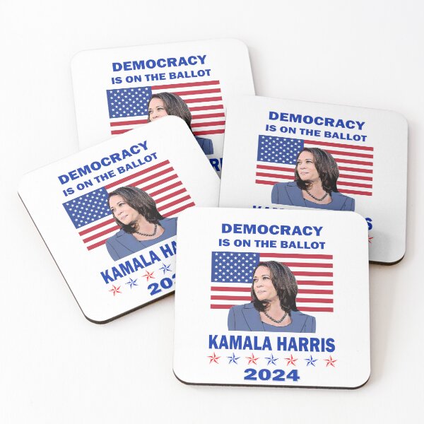 Item preview, Democracy is on the Ballot -  Kamala Harris 2024 - Vote Democrat designed and sold by Robirk.