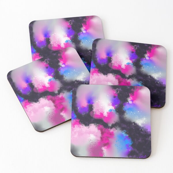 Item preview, Wicked But Nice - Purple Pink Blue Abstract designed and sold by Joey Santiago.