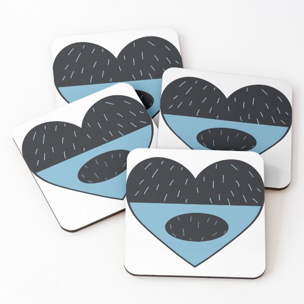 Item preview, Dad Bandit Dog Heeler Love Hearts designed and sold by HippieShackAL.