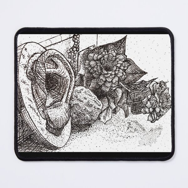 Item preview, Still life with Stippling & Crosshatching designed and sold by Tea-and-Books.