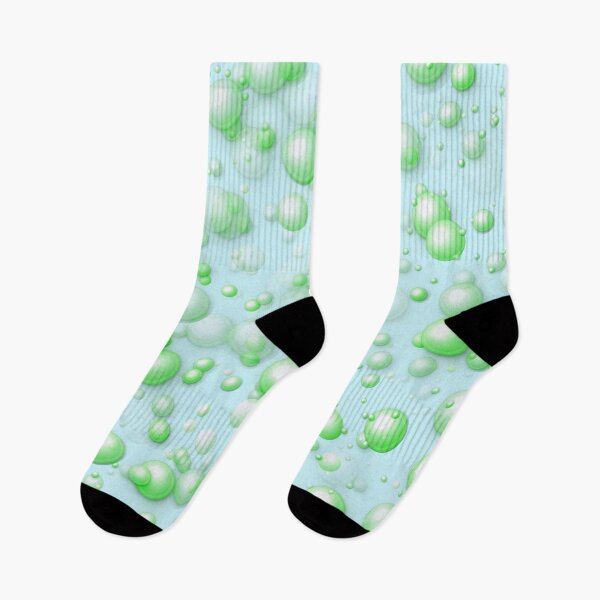 Item preview, Beautiful and dazzling 3d bubble pattern- Mint green znd Baby blue designed and sold by My-fake-places.
