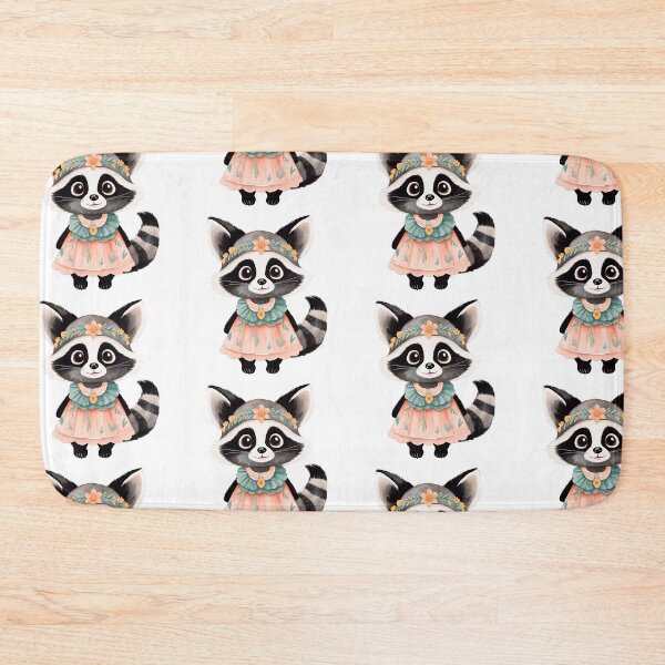 Item preview, Dreamy Watercolor Raccoon Fashion designed and sold by Victoria Riabov.