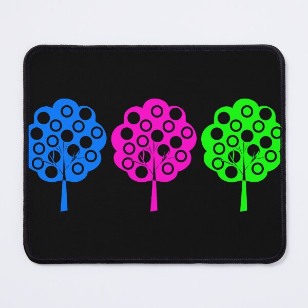 Item preview, Composition of three stylized trees. Silhouettes, cutting designed and sold by ZorianArt.