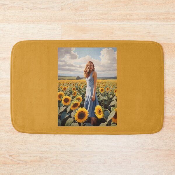 Item preview,  In a Field of Sunflowers: A Portrait of Surprising Calm designed and sold by KilianSzmid.