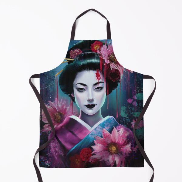 Item preview, Geisha With Pink Flowers designed and sold by karsad.