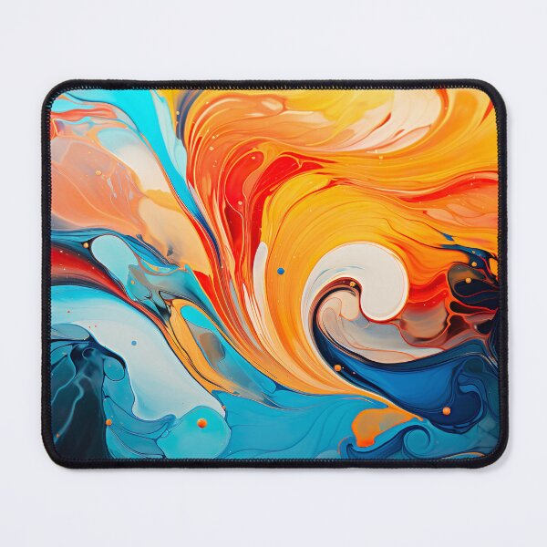 Item preview, Cyan, Yellow And Orange - Acrylic designed and sold by KootenayDesigns.