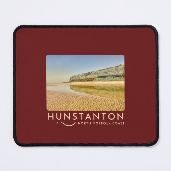 Item preview, Hunstanton Beach and Cliffs on the Coast Norfolk Coast T shirt designed and sold by MyriadNorfolk.