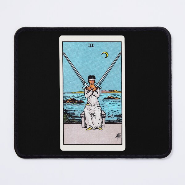 Item preview, Card #51 - Two Of Swords - Rider Waite Smith Tarot designed and sold by ABSTRACT-IVISM.