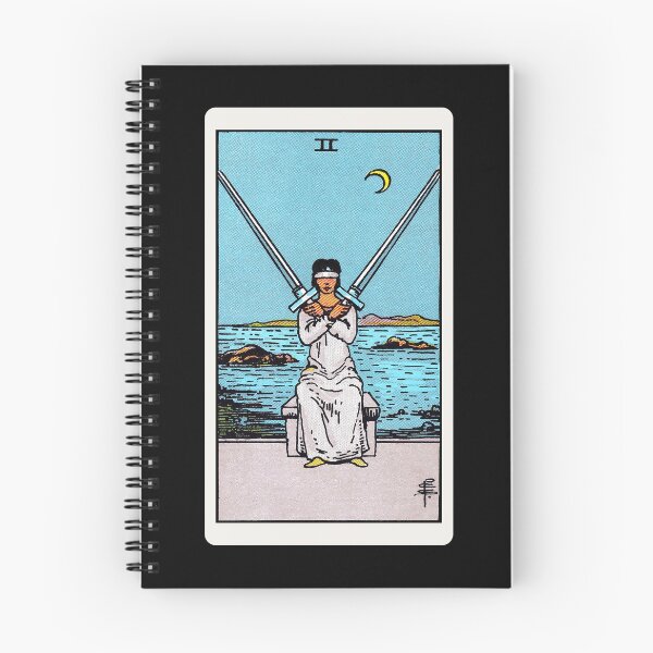 Item preview, Card #51 - Two Of Swords - Rider Waite Smith Tarot designed and sold by ABSTRACT-IVISM.