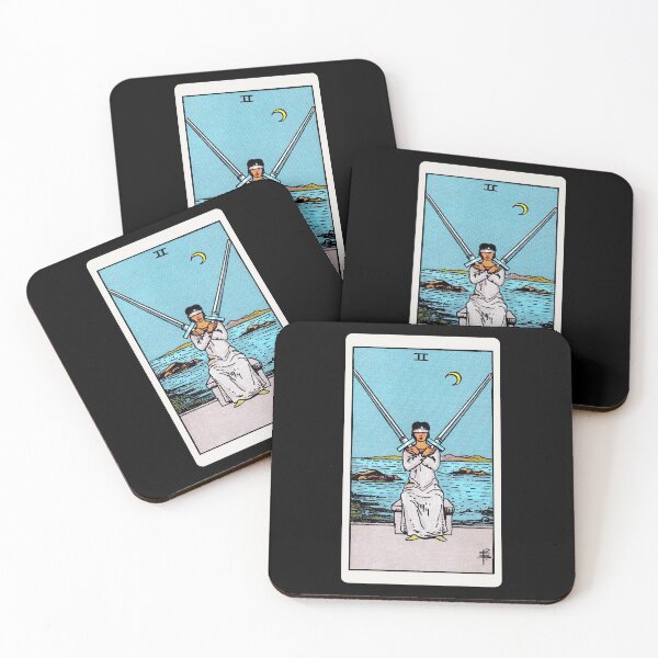 Item preview, Card #51 - Two Of Swords - Rider Waite Smith Tarot designed and sold by ABSTRACT-IVISM.