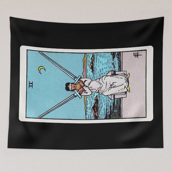 Item preview, Card #51 - Two Of Swords - Rider Waite Smith Tarot designed and sold by ABSTRACT-IVISM.