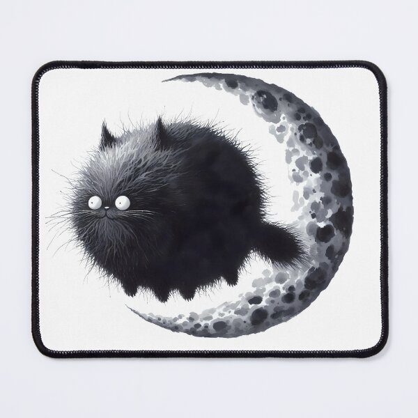 Item preview, Cat on the moon designed and sold by NadyaMichaels.