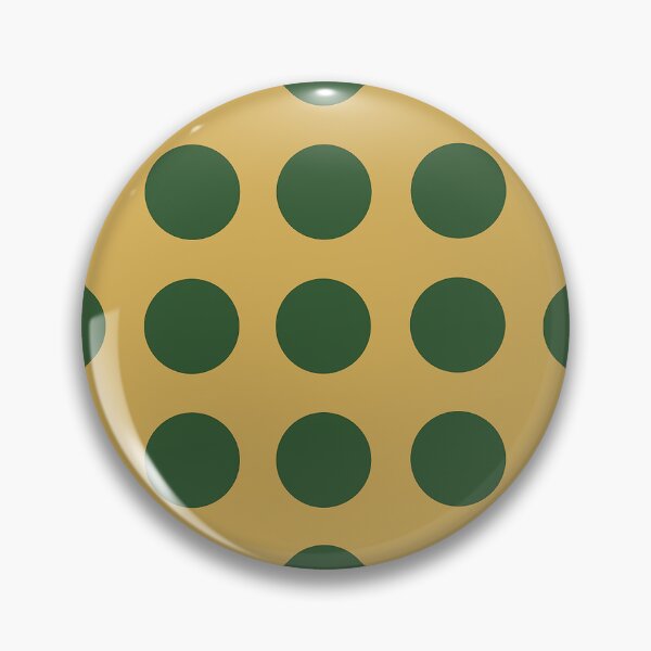 Item preview, PINE (Dark) GREEN and GOLD Symmetrical  POLKA DOTS  designed and sold by RachelMacht.
