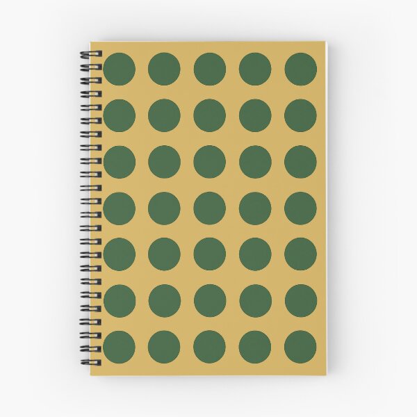 Item preview, PINE (Dark) GREEN and GOLD Symmetrical  POLKA DOTS  designed and sold by RachelMacht.