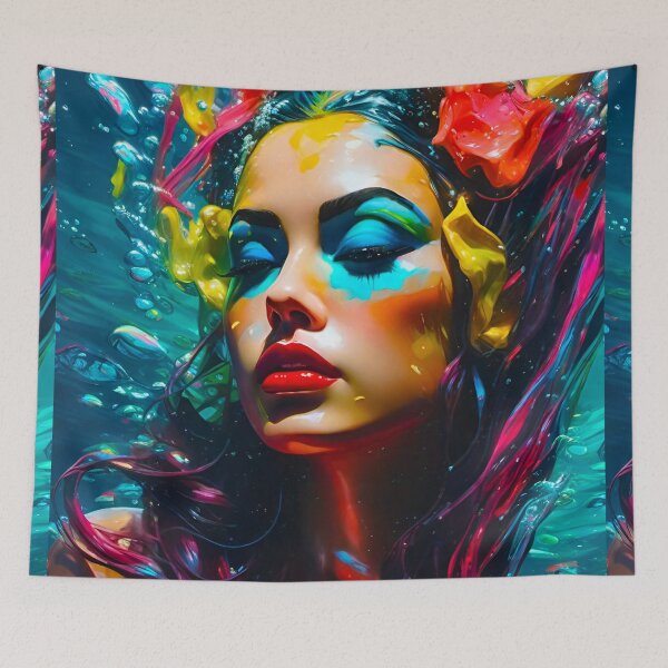 Item preview, Wet Neon Pinup designed and sold by MatrixTattoo.