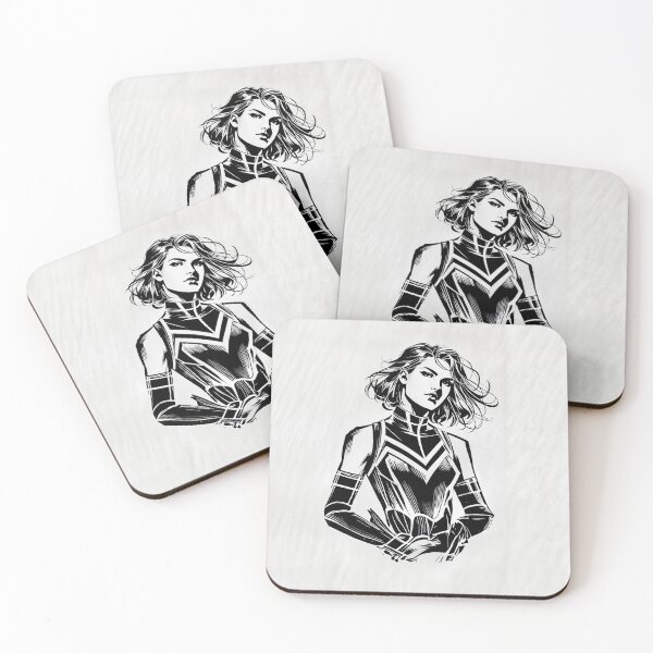 Item preview, Strong woman in futuristic suit" designed and sold by Thomas-Arts.