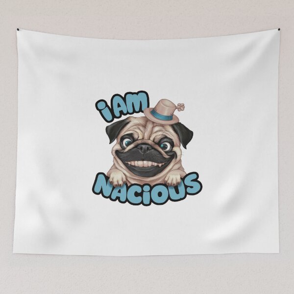 Item preview, I am Pug-Nacious No.2 designed and sold by Gentle40Winks.