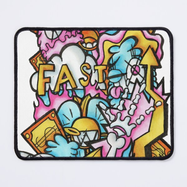 Item preview, Dynamic Graffiti Frenzy: Colorful Abstract Street Art designed and sold by gapix-original.
