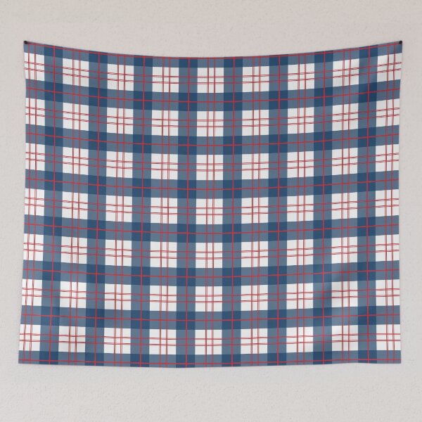 Item preview, Blue and Red Plaid Pattern designed and sold by ImPlyDesign.