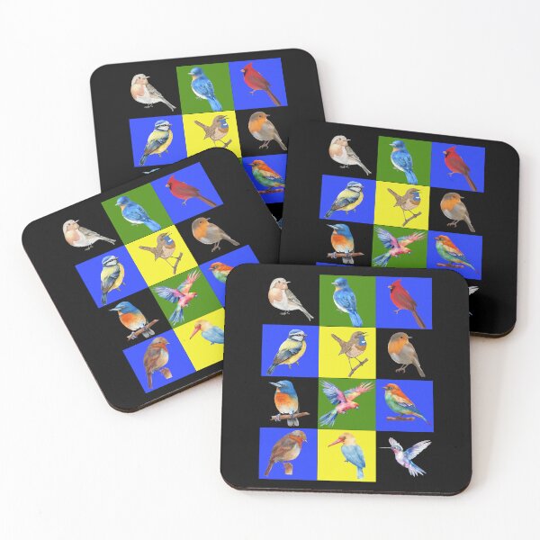 Item preview, Colorful Birds - Artistic Pattern Design designed and sold by signshirtz.