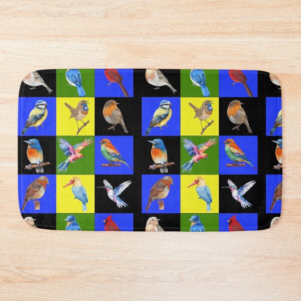 Item preview, Colorful Birds - Artistic Pattern Design designed and sold by signshirtz.