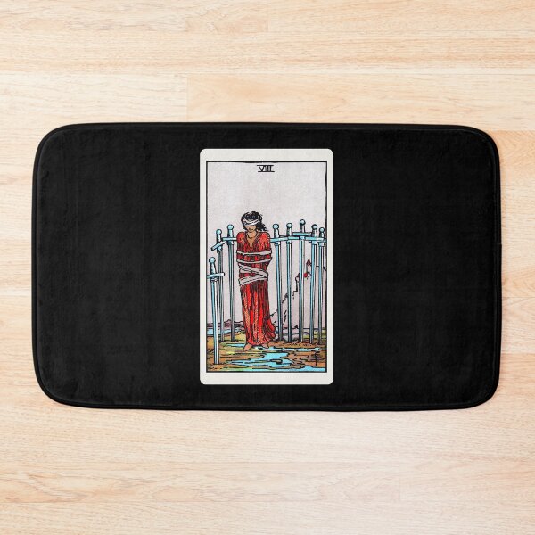Item preview, Card #57 - Eight Of Swords - Rider Waite Smith Tarot designed and sold by ABSTRACT-IVISM.