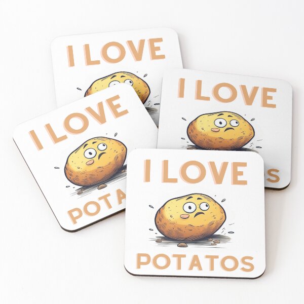 Item preview, I love potatos designed and sold by WeJustMakeFUN.