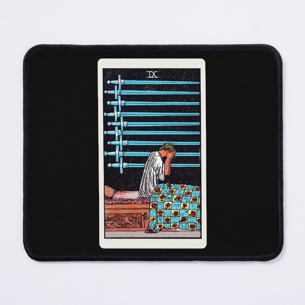 Item preview, Card #58 - Nine Of Swords - Rider Waite Smith Tarot designed and sold by ABSTRACT-IVISM.