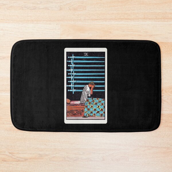 Item preview, Card #58 - Nine Of Swords - Rider Waite Smith Tarot designed and sold by ABSTRACT-IVISM.