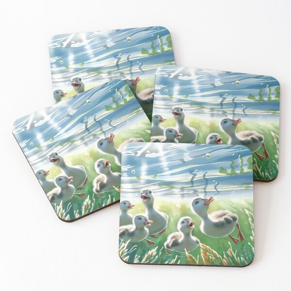 Item preview, happy ducks designed and sold by PricklyPeanut.