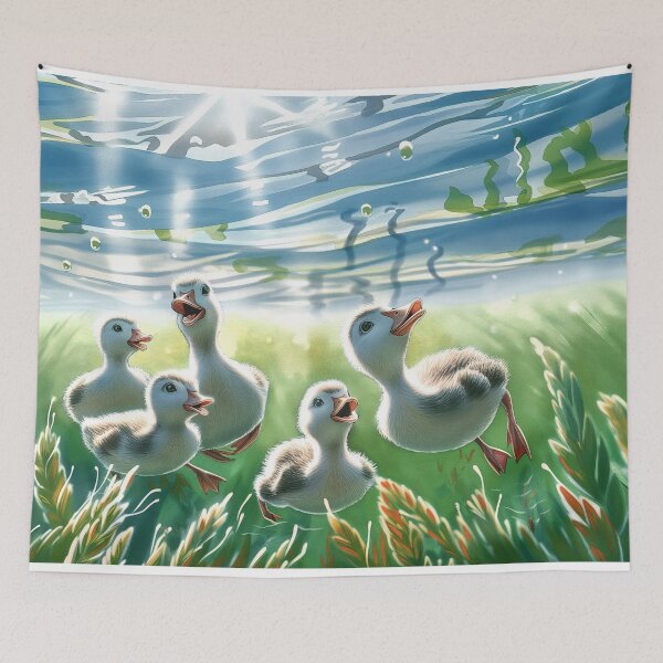 Item preview, happy ducks designed and sold by PricklyPeanut.