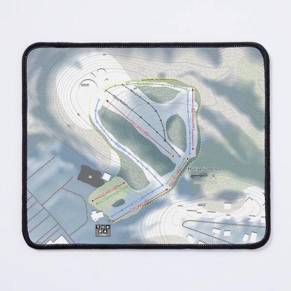 Item preview, Mulligan's Hollow Resort Trail Map designed and sold by Mapsynergy.