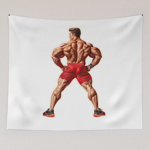 Item preview, New Series: Bodybuilder Sticker #7 designed and sold by ForeverPrintsOK.