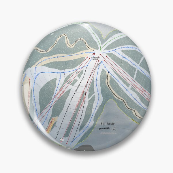 Item preview, Ski Brule Resort Trail Map designed and sold by Mapsynergy.